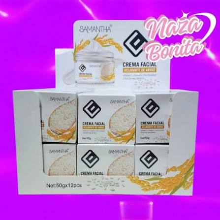 CREMA FACIAL ACLARANTE DE ARROZ